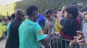 Brasile, che entusiasmo! Danilo e compagni tra selfie e autografi