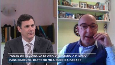 Multe da record, la storia di Luciano a Milano