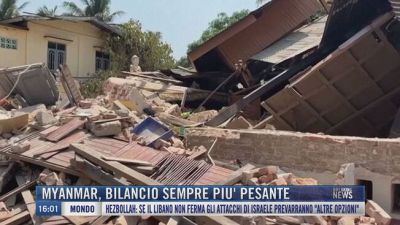 Breaking News delle 16.00 | Myanmar, bilancio sempre più pesante