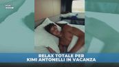 Kimi Antonelli sfreccia anche in vacanza alla guida di una moto d'acqua