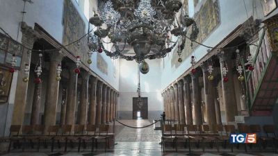 Nuovo Natale di guerra in una Betlemme deserta