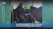 Balotelli: allenamento in palestra in vista del rientro negli Emirati