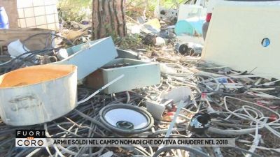 Armi e soldi nel campo nomadi che doveva chiudere nel 2018