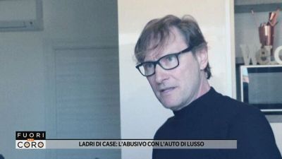 Ladri di case: l'abusivo con l'auto di lusso