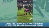 Tifosi PSG chiedono zolle dell'Allianz Arena