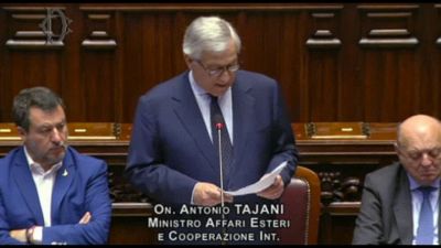 Tajani: espulsione palestinesi da Gaza non è opzione accettabile