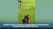 Inter family: Dzeko e Dumfries show da avversari