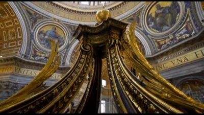 Il Baldacchino di San Pietro sta per tornare al suo splendore