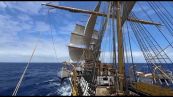 Amerigo Vespucci fa rotta verso l'Italia dopo il Nord America