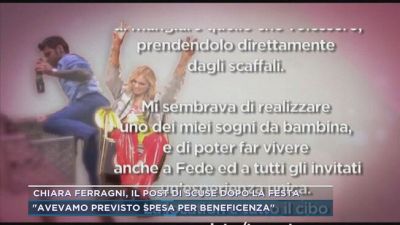 Chiara Ferragni, il post di scuse dopo la festa
