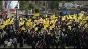 Sostenitori di Hezbollah celebrano anniversario liberazione a Beirut