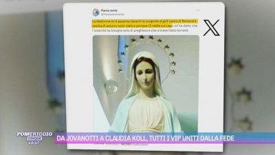 Da Jovanotti a Claudia Koll, tutti i vip uniti dalla fede