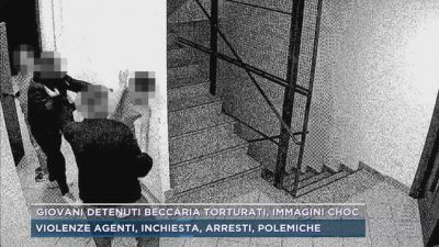 Giovani detenuti Beccaria torturati, immagini choc