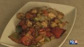Una caponata di pesce spada