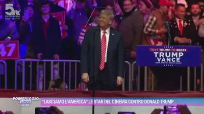 "Lasciamo l'America" le star del cinema contro Donald Trump