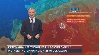 Meteo, quali previsioni per i prossimi giorni?