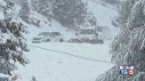 Ancora pioggia e vento Neve sulle Dolomiti