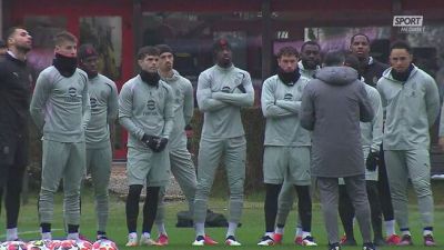 Milan, ultimo allenamento prima della Dinamo Zagabria