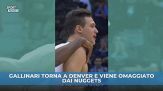 Gallinari e l'omaggio dei Denver Nuggets