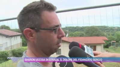 Sharon uccisa in strada, il dolore del fidanzato Sergio