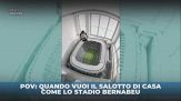 Il salotto di casa come il Bernabeu