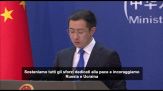 Cina spera in pace giusta ed esorta Russia-Ucraina a dialogo diretto