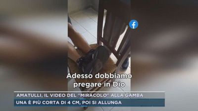 Amatulli, il video del "miracolo" alla gamba