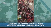 Festa in Uganda per il successo dell'Arsenal