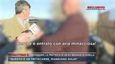 Trevignano, la protesta di un ex seguace di Gisella