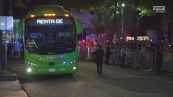 L'arrivo della Colombia in hotel a Città del Messico è uno spettacolo