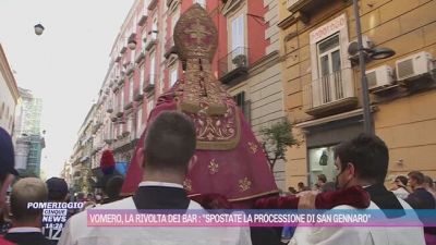 Processione di San Gennaro: scoppia la polemica tra baristi e residenti