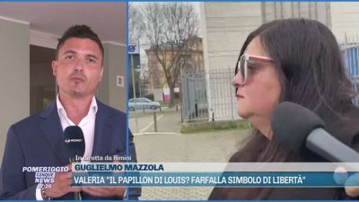 Valeria "Il papillon di Louis? Farfalla simbolo di libertà"