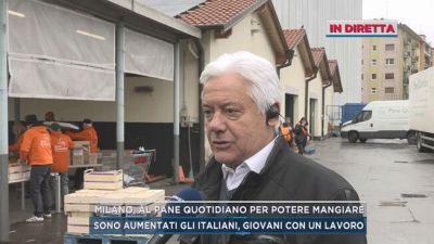 Milano, al Pane Quotidiano per potere mangiare
