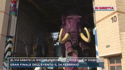 Al via sabato la 151esima edizione del Carnevale di Viareggio