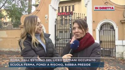 Occupazione Mamiani Roma, lettera della preside