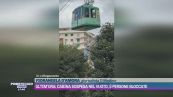 Ultim'ora, paura sulla funivia del Faito in Campania
