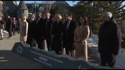 Foto di gruppo del G7 dei ministri degli Esteri in Canada