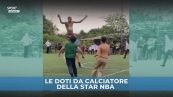 Wembanyama show: non solo basket, il gigante mostra le sue doti anche a calcio