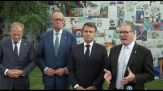 Video di Macron, Starmer, Merz e Tusk: posizione Russia inaccettabile
