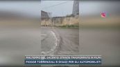 Maltempo nel Salento, strade trasformate in fiumi