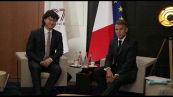 G7, da Altman a Wang: Macron incontra alcuni leader Bigh tech