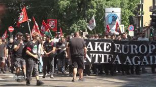 Scontri alla manifestazione di Milano