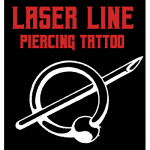 Laser Line Piercing Tattoo