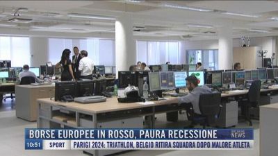 Breaking News delle 11.00 | Borse europee in rosso, paura recessione