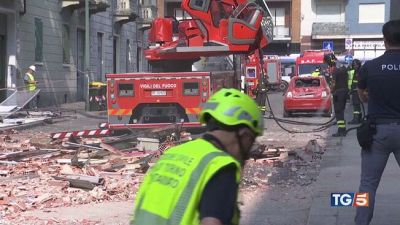 Esplosione a Torino incidente simulato