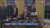 Breaking News delle 21.30 | Trump. Firmati i primi atti amministrativi