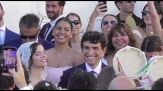 Nozze vip a Capri: Rocco Basilico (Luxottica) e Sonia Ben Ammar sposi