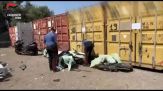 Roma, moto e pezzi di ricambio rubati: sequestrati 21 container