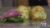 Gusto Verde: polpette con asiago e bruscandoli