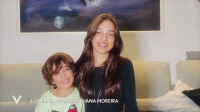 Lua e Sol, i figli di Juliana Moreira